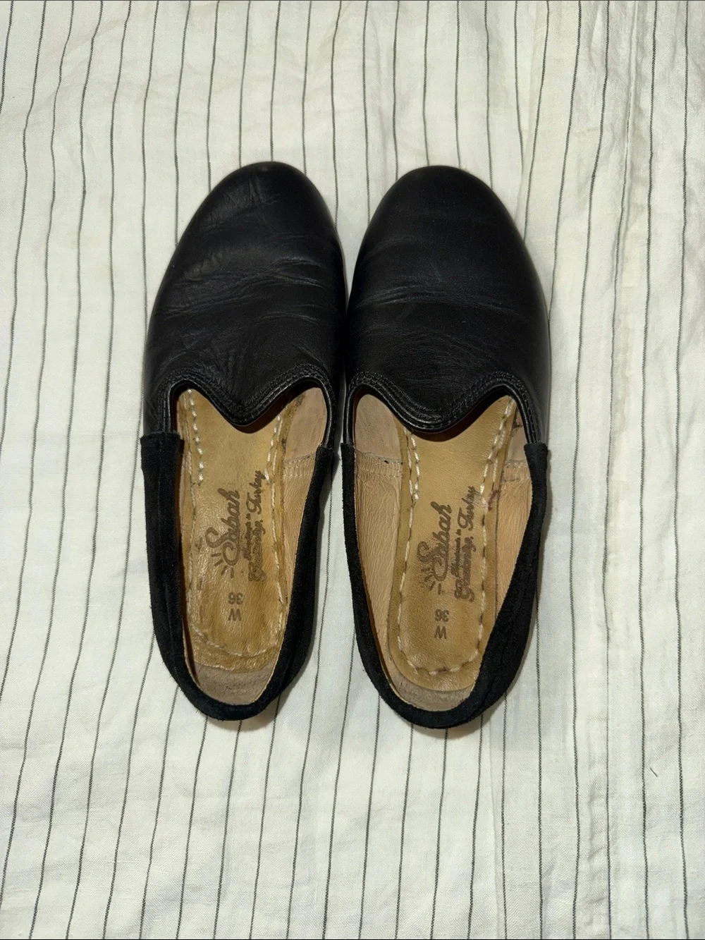 Women’s Sabah Black Slip-On Flats